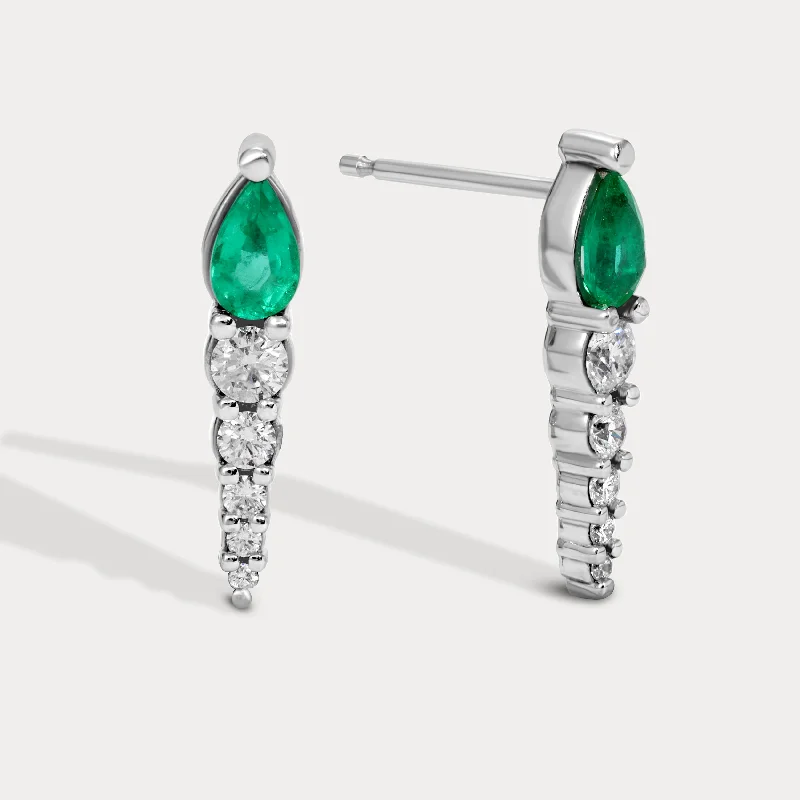 Limited-Time Jewelry Sale – Don't Miss These Deals Emerald and Diamond Drop Earrings