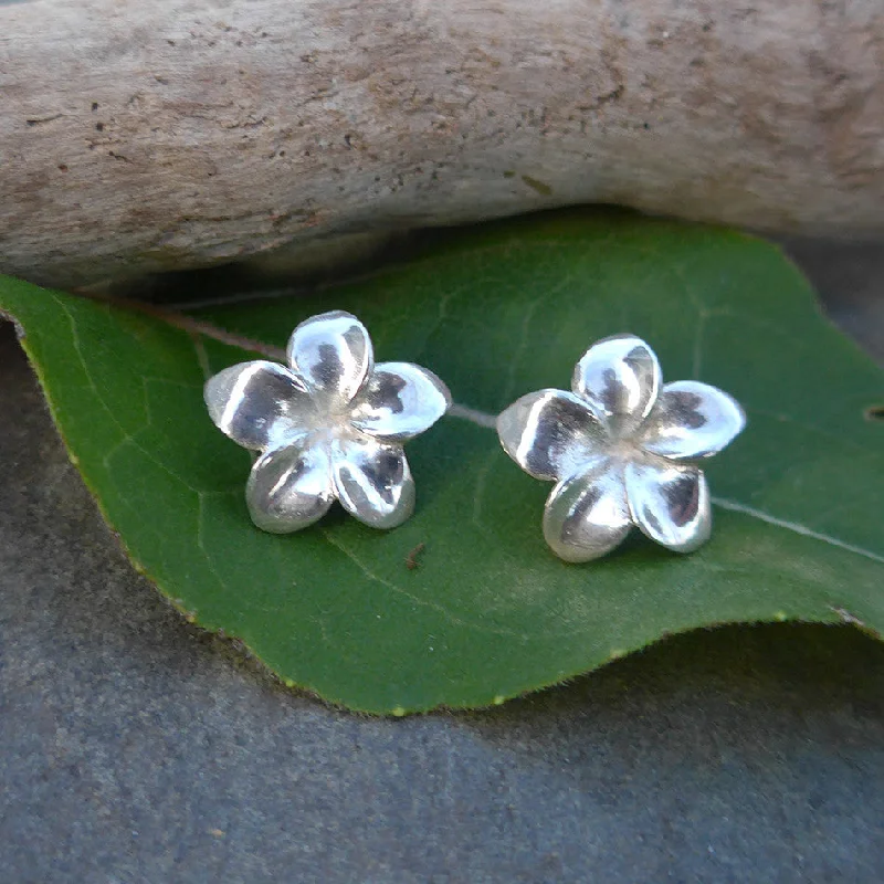 Personalized Jewelry Sale – Meaningful Gifts At Great Prices Elegant Flower Studs - Sterling Silver, Indonesia