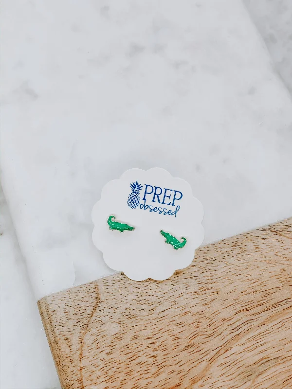 Jewelry Clearance Event – Stock Up Before It's Over Gator Signature Enamel Studs