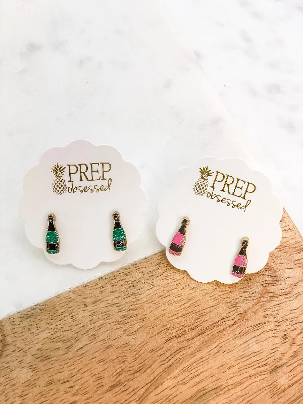 Personalized Jewelry Sale – Unique Pieces At Great Prices Glitter Bubbly Bottle Signature Enamel Studs Personalized Jewelry Sale – Unique Pieces At Great Prices Glitter Bubbly Bottle Signature Enamel Studs