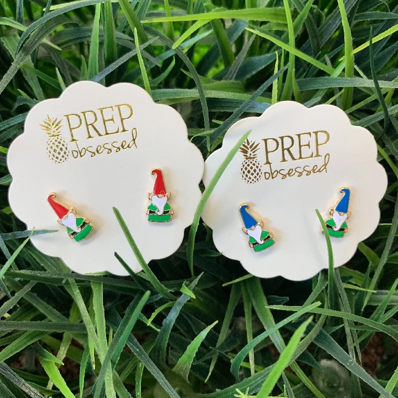 Shop Stylish Jewelry Now And Save Big Gnome Signature Enamel Studs by Prep Obsessed - Choice of Color