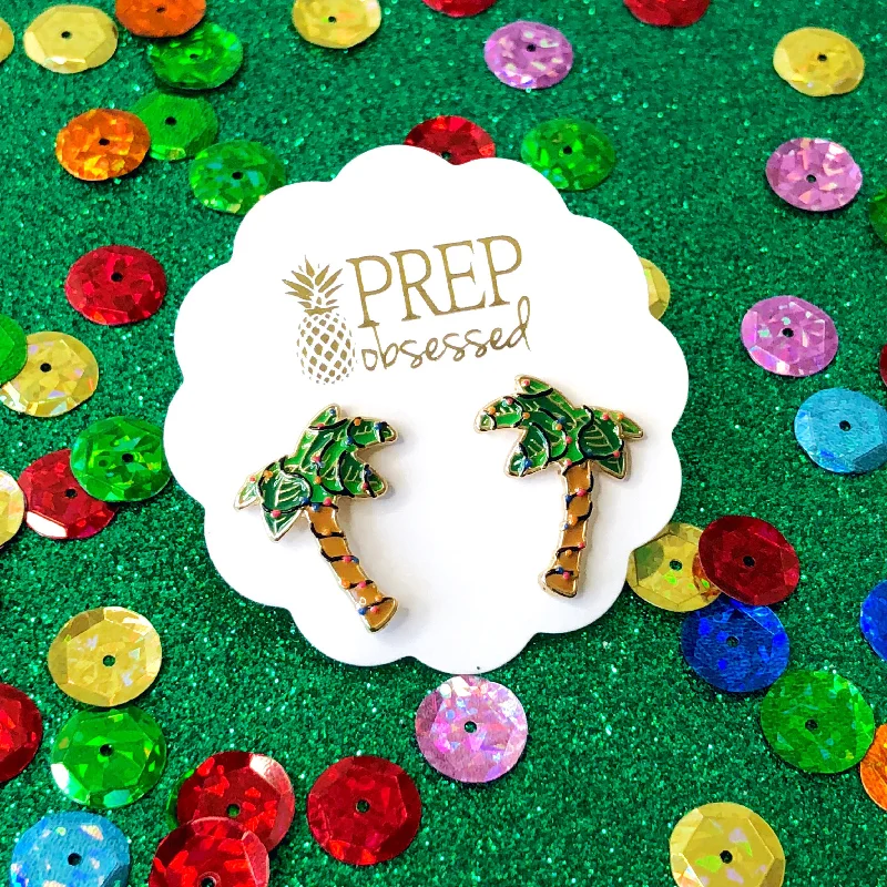 Don't Miss These Dazzling Jewelry Discounts Holiday Palm Tree Signature Enamel Studs by Prep Obsessed Don't Miss These Dazzling Jewelry Discounts Holiday Palm Tree Signature Enamel Studs by Prep Obsessed