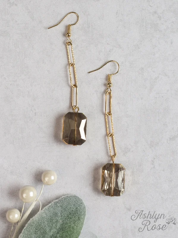 Elegant Rose Gold Jewelry For A Stylish Touch It's the You For Me Dangly Earrings, Champagne Elegant Rose Gold Jewelry For A Stylish Touch It's the You For Me Dangly Earrings, Champagne