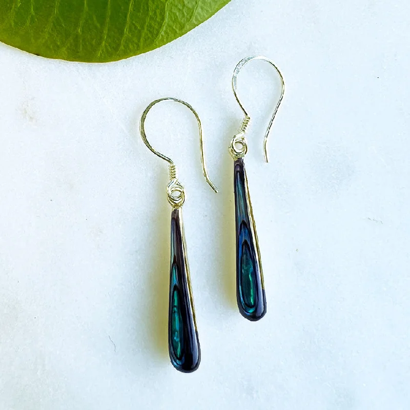 Elevate Your Outfit With Discounted Statement Jewelry Jiwa Abalone Earrings - Sterling Silver, Indonesia