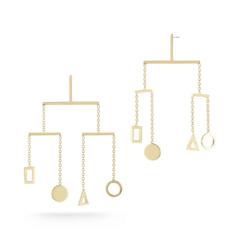 Dainty And Elegant Jewelry Now At Reduced Prices 14kt Gold Kinetic Object Mobile Earring Dainty And Elegant Jewelry Now At Reduced Prices 14kt Gold Kinetic Object Mobile Earring