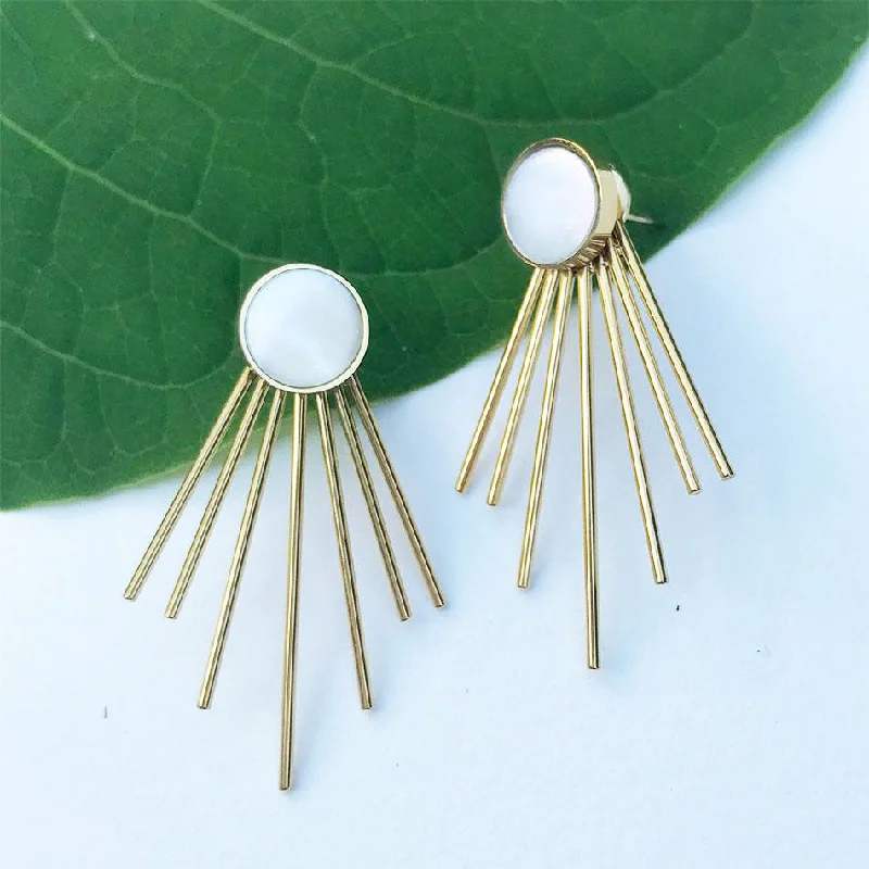 Luxury Jewelry Sale – Elegant Styles At Unbeatable Prices Opportunity Ear Jacket Earrings - Mother of Pearl, China