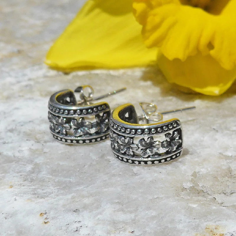The Perfect Jewelry Piece At The Perfect Price Petite Fleur Earrings - Sterling Silver, Indonesia