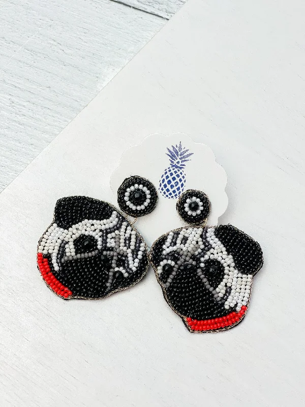 Modern Jewelry At Exclusive Discounts – Shop Today Pug Seed Bead Dangle Earrings