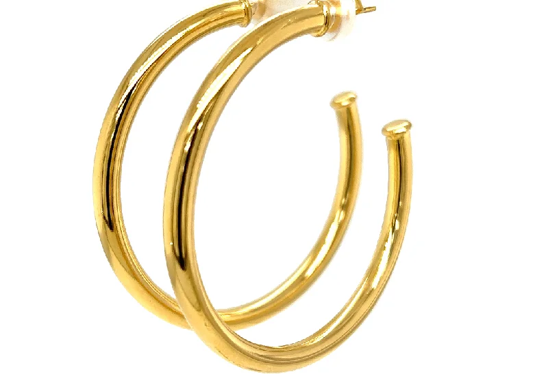 Personalized Jewelry At Special Discount Rates Bara Boheme | "ROMA" Hoop Earrings