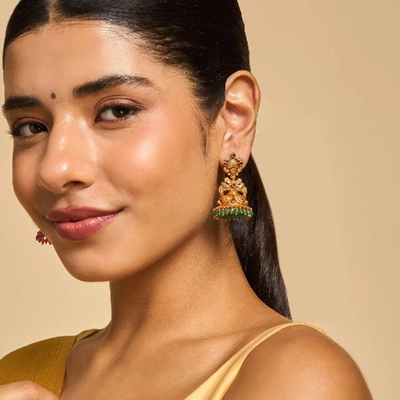 Personalized Jewelry At Special Discount Rates Silver Temple Earring 174179