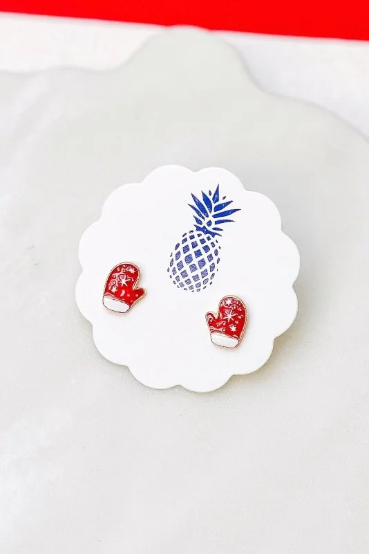 Timeless Elegance Now At Special Discounts Snowflake Mittens Signature Enamel Studs