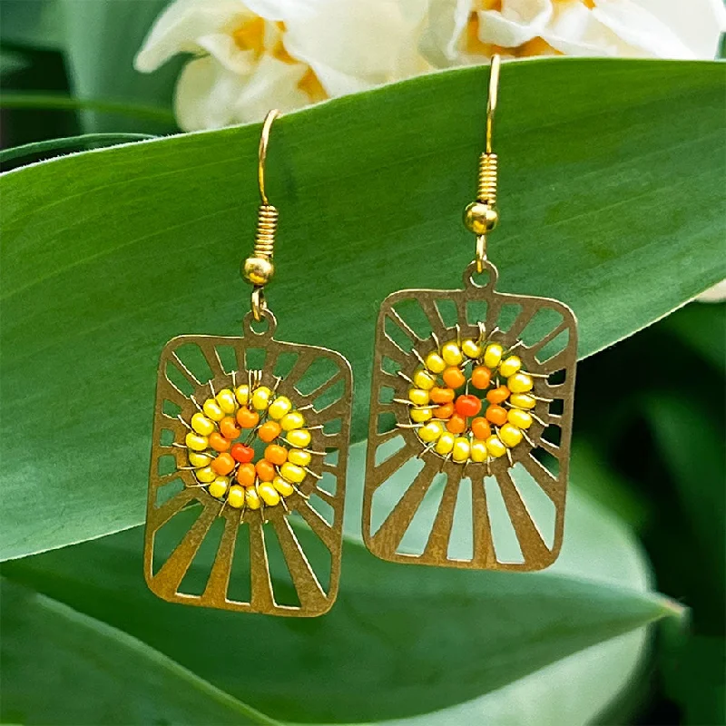 Premium Diamond Jewelry For Unforgettable Moments Sunshine Bead Earrings, Guatemala