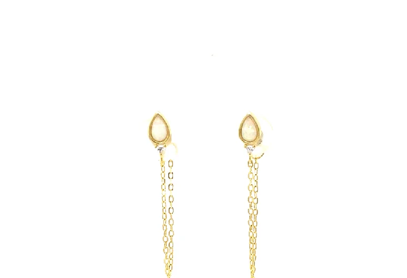Discounted Jewelry For A Glamorous Look Teardrop Chain Earrings