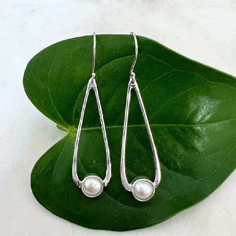 Huge Savings On Timeless Jewelry Collections Timeless Teardrop Pearl Earrings - Sterling Silver, Indonesia