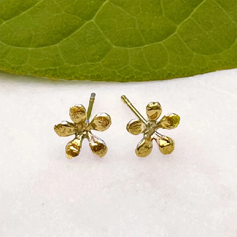 Grab Your Favorite Jewelry At The Lowest Prices Tiny Daisy Studs - Brass, Indonesia