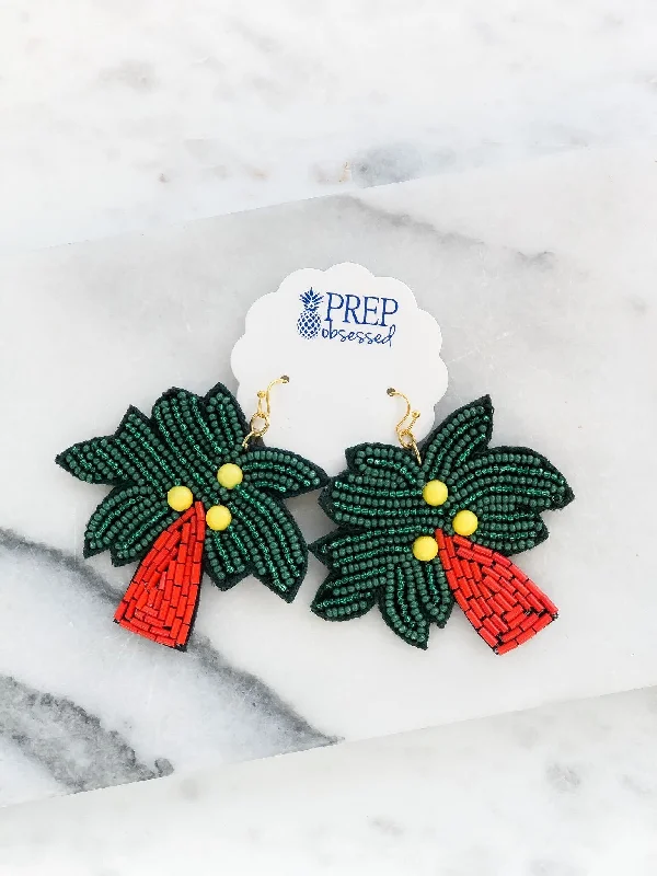 Huge Savings On Premium Jewelry Styles Tropical Palm Seed Bead Dangle Earrings