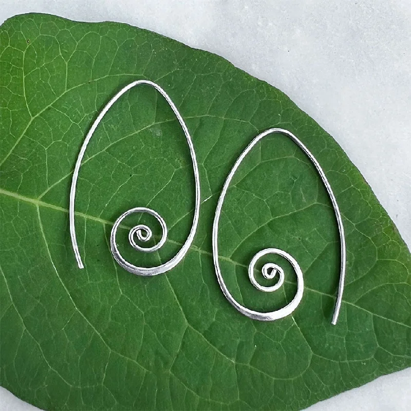 Sparkle For Less – Shop Our Limited-Time Jewelry Deals Spiral Around Earrings - Sterling Silver, Indonesia