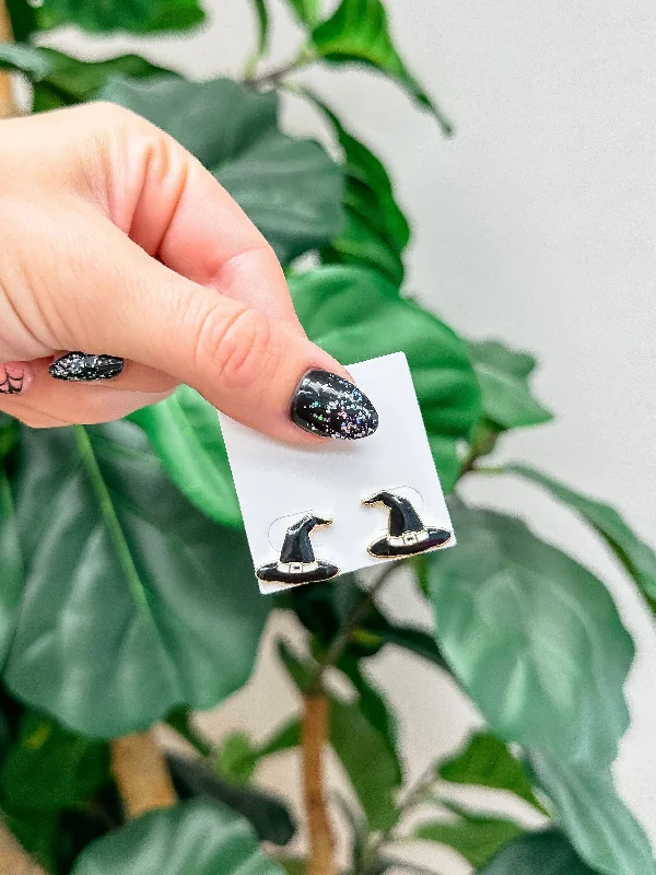 Affordable Luxury Jewelry – Style At A Great Price Witch Hat Signature Enamel Studs by Prep Obsessed Affordable Luxury Jewelry – Style At A Great Price Witch Hat Signature Enamel Studs by Prep Obsessed
