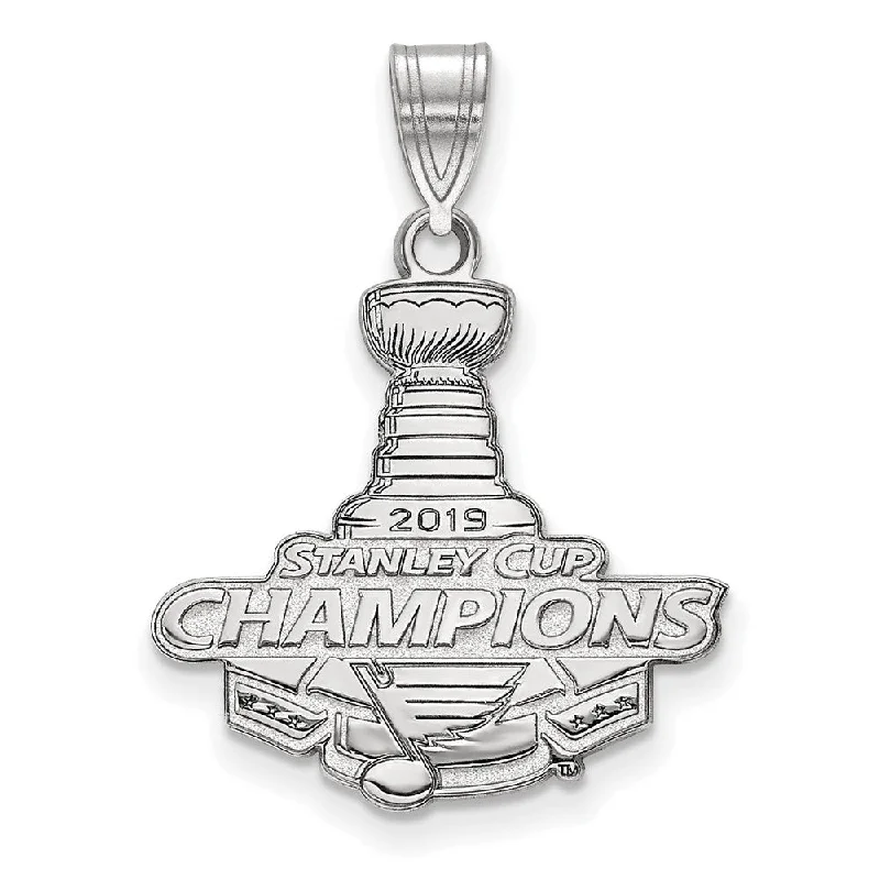 Buy More, Save More On Stunning Jewelry Designs 10k White Gold 2019 Stanley Cup Champions St. Louis Blues LG Pendant Buy More, Save More On Stunning Jewelry Designs 10k White Gold 2019 Stanley Cup Champions St. Louis Blues LG Pendant