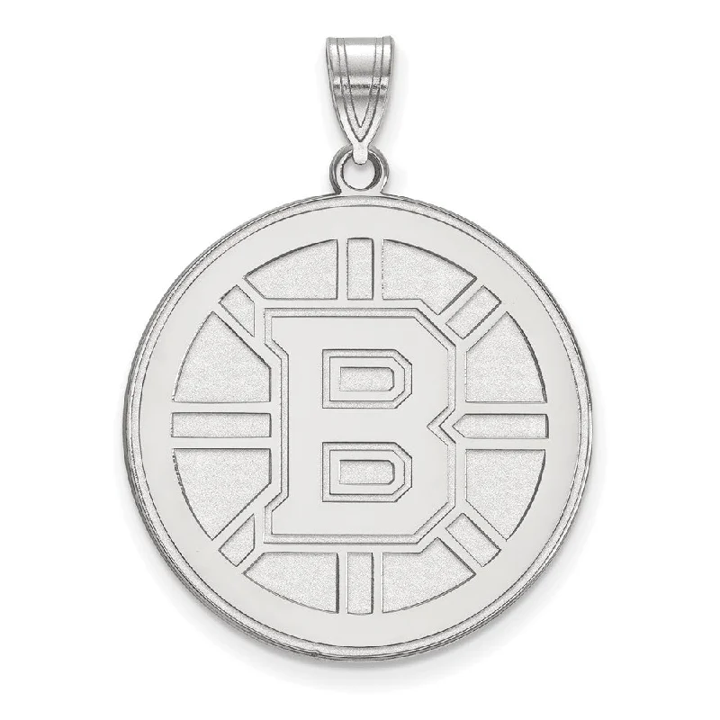 Accessorize For Less – Luxury Jewelry At Affordable Prices 10k White Gold NHL Boston Bruins XL Disc Pendant Accessorize For Less – Luxury Jewelry At Affordable Prices 10k White Gold NHL Boston Bruins XL Disc Pendant