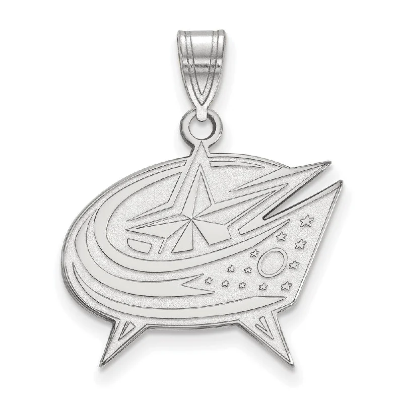 Exclusive Jewelry Offers – Shine For Less 10k White Gold NHL Columbus Blue Jackets Large Pendant Exclusive Jewelry Offers – Shine For Less 10k White Gold NHL Columbus Blue Jackets Large Pendant