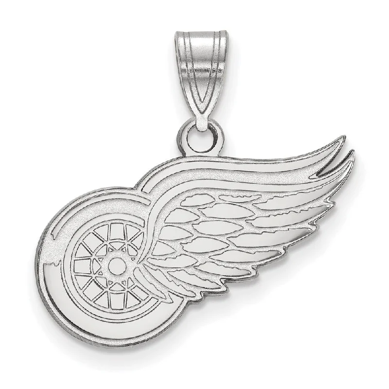 Flash Sale On Stunning Jewelry – Don't Miss Out 10k White Gold NHL Detroit Red Wings Medium Pendant Flash Sale On Stunning Jewelry – Don't Miss Out 10k White Gold NHL Detroit Red Wings Medium Pendant