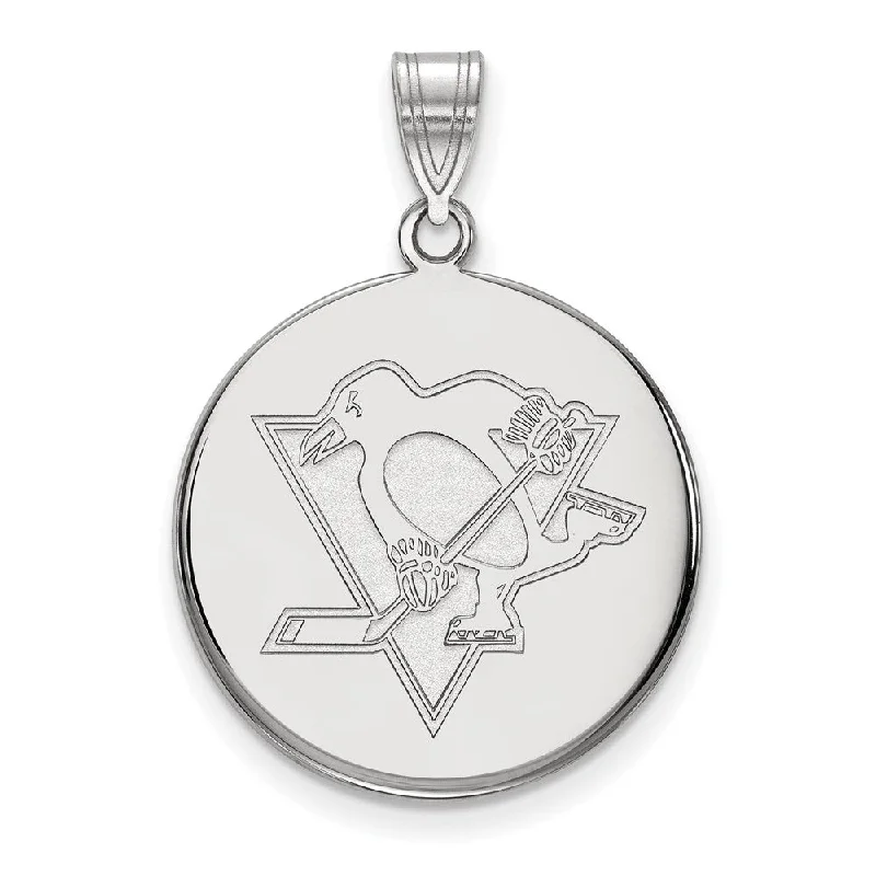 Exclusive Gemstone Jewelry Markdowns – Shop Now 10k White Gold NHL Pittsburgh Penguins Large Disc Pendant Exclusive Gemstone Jewelry Markdowns – Shop Now 10k White Gold NHL Pittsburgh Penguins Large Disc Pendant