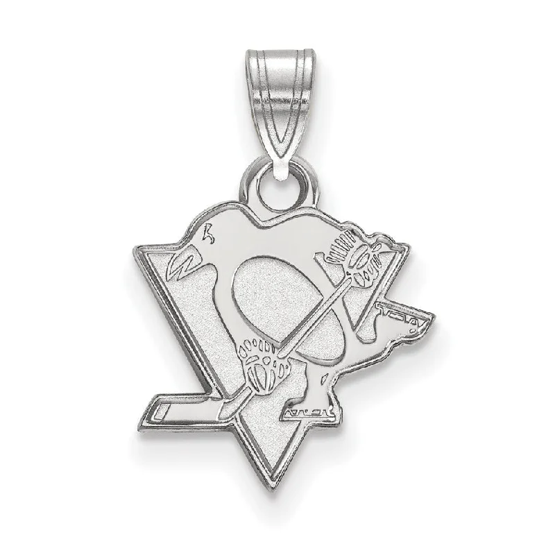 Sparkle More For Less – Jewelry Sale Happening Now 10k White Gold NHL Pittsburgh Penguins Small Pendant Sparkle More For Less – Jewelry Sale Happening Now 10k White Gold NHL Pittsburgh Penguins Small Pendant