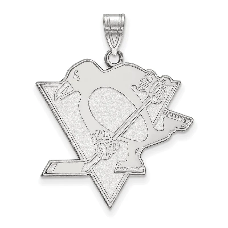 Dazzle In Elegance With Our Biggest Jewelry Sale 10k White Gold NHL Pittsburgh Penguins XL Pendant Dazzle In Elegance With Our Biggest Jewelry Sale 10k White Gold NHL Pittsburgh Penguins XL Pendant