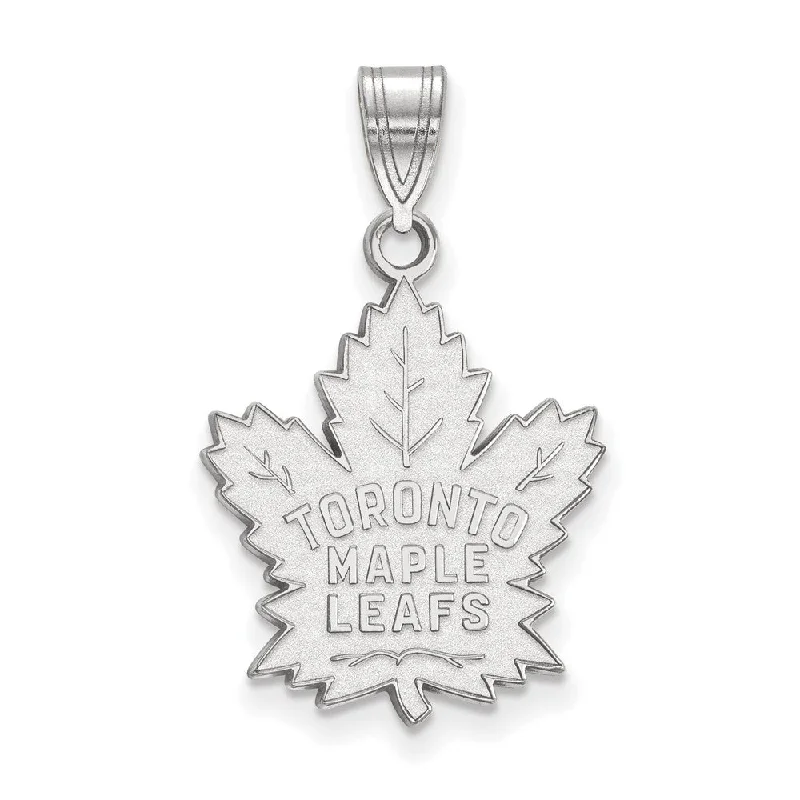Affordable Gold-Plated Jewelry For Modern Fashion 10k White Gold NHL Toronto Maple Leafs Large Pendant Affordable Gold-Plated Jewelry For Modern Fashion 10k White Gold NHL Toronto Maple Leafs Large Pendant