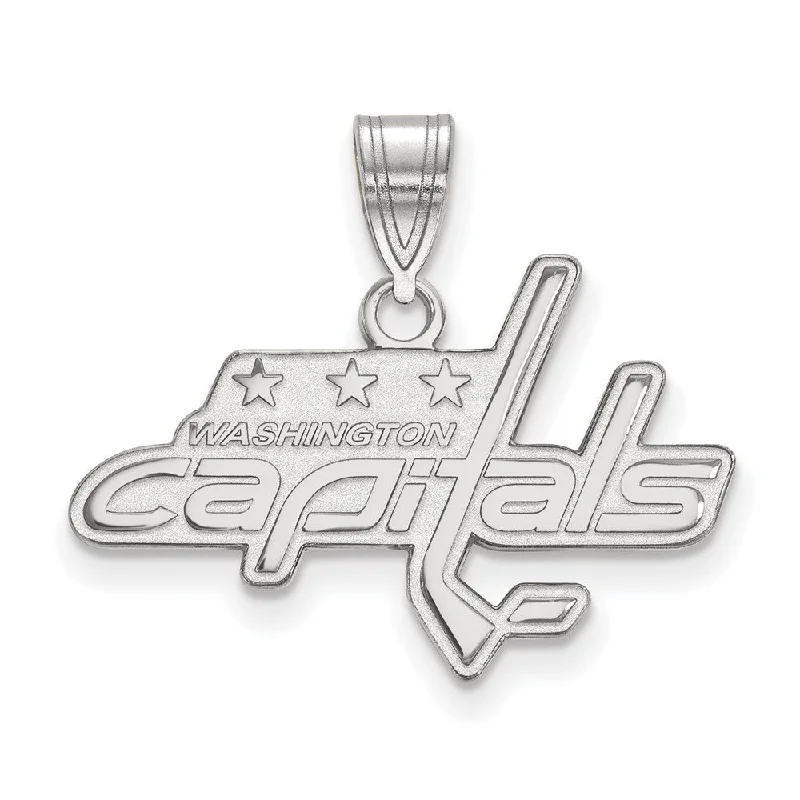 Special Jewelry Deals – Upgrade Your Collection 10k White Gold NHL Washington Capitals Medium Pendant Special Jewelry Deals – Upgrade Your Collection 10k White Gold NHL Washington Capitals Medium Pendant