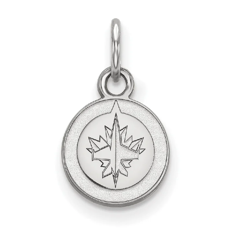 Must-Have Jewelry At Unbelievable Discounts 10k White Gold NHL Winnipeg Jets XS (Tiny) Disc Charm or Pendant Must-Have Jewelry At Unbelievable Discounts 10k White Gold NHL Winnipeg Jets XS (Tiny) Disc Charm or Pendant
