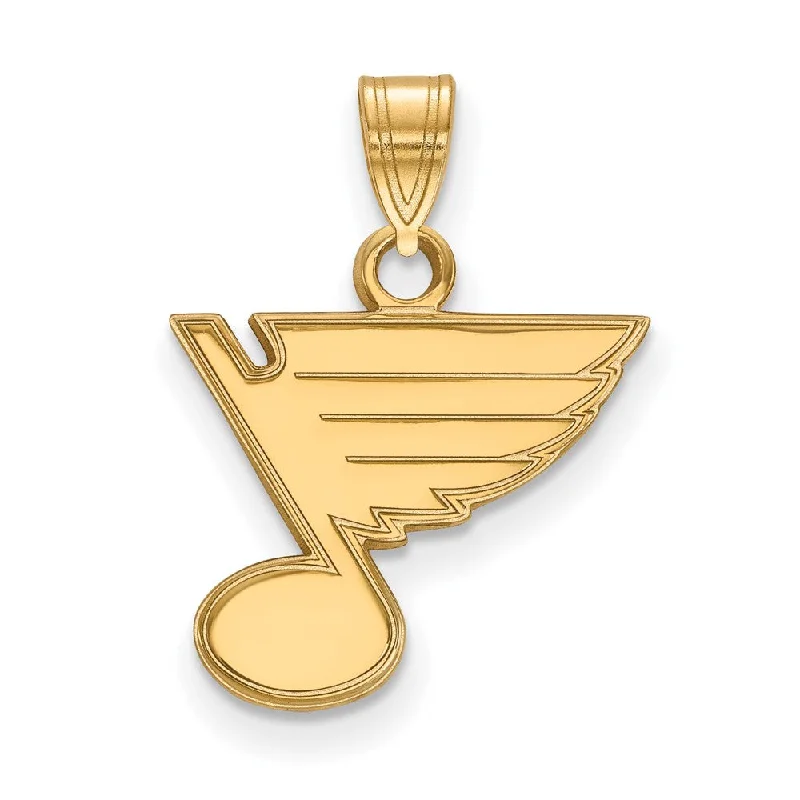Eco-Friendly Sustainable Jewelry For Conscious Buyers 10k Yellow Gold NHL St. Louis Blues Small Pendant Eco-Friendly Sustainable Jewelry For Conscious Buyers 10k Yellow Gold NHL St. Louis Blues Small Pendant