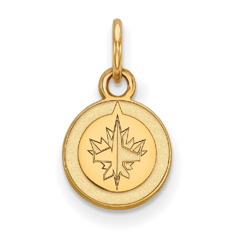 Stunning Jewelry At Even More Stunning Prices 10k Yellow Gold NHL Winnipeg Jets XS (Tiny) Disc Charm or Pendant Stunning Jewelry At Even More Stunning Prices 10k Yellow Gold NHL Winnipeg Jets XS (Tiny) Disc Charm or Pendant