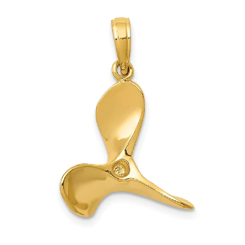 Jewelry Flash Sale – Stylish Designs At Unbeatable Rates 14k Yellow Gold 3 Dimensional 3 Blade Propeller Pendant Jewelry Flash Sale – Stylish Designs At Unbeatable Rates 14k Yellow Gold 3 Dimensional 3 Blade Propeller Pendant