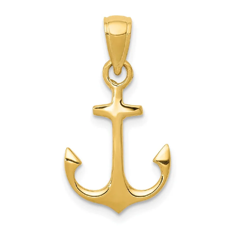 Elevate Your Jewelry Collection With Limited-Time Savings 14k Yellow Gold Admiralty Anchor Pendant Elevate Your Jewelry Collection With Limited-Time Savings 14k Yellow Gold Admiralty Anchor Pendant