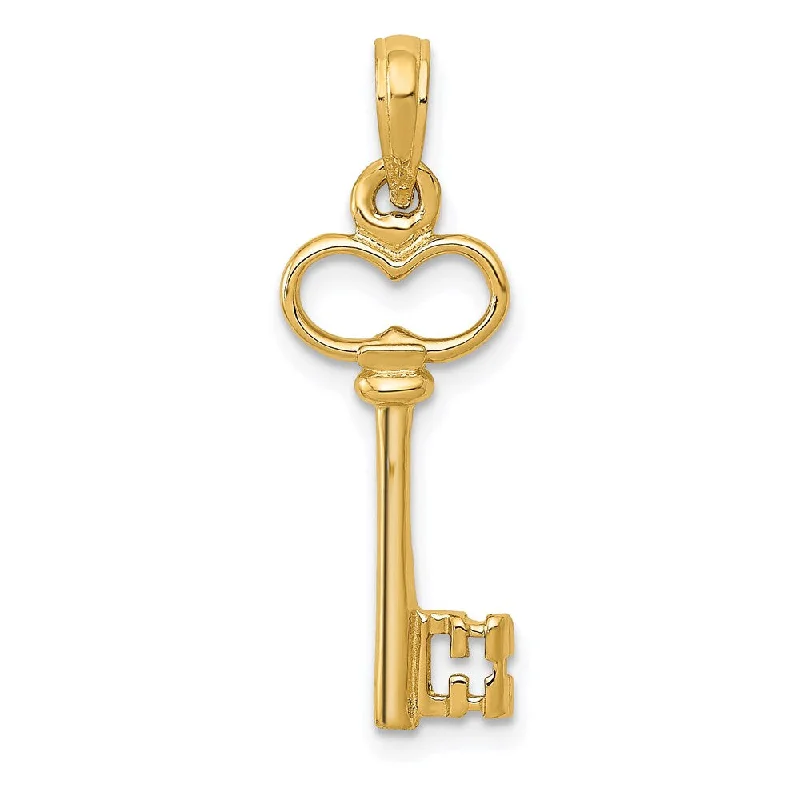 Exclusive Jewelry Bundles At Discounted Prices 14k Yellow Gold Key to My Heart Pendant Exclusive Jewelry Bundles At Discounted Prices 14k Yellow Gold Key to My Heart Pendant