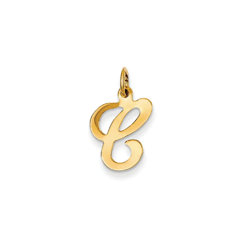 Elegant Jewelry Pieces At Unbelievable Prices 14k Yellow Gold, Sophia Collection, Small Script Initial C Pendant Elegant Jewelry Pieces At Unbelievable Prices 14k Yellow Gold, Sophia Collection, Small Script Initial C Pendant