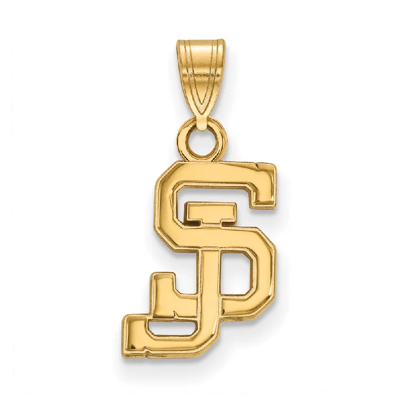 Celebrate With Sparkle – Jewelry Sale Now Live 10k Yellow Gold San Jose State Small Pendant Celebrate With Sparkle – Jewelry Sale Now Live 10k Yellow Gold San Jose State Small Pendant
