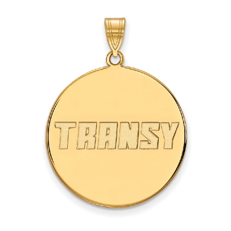 Personalized Jewelry Sale – Unique Gifts At Low Prices 14k Gold Plated Silver Transylvania U. XL Disc Pendant Personalized Jewelry Sale – Unique Gifts At Low Prices 14k Gold Plated Silver Transylvania U. XL Disc Pendant