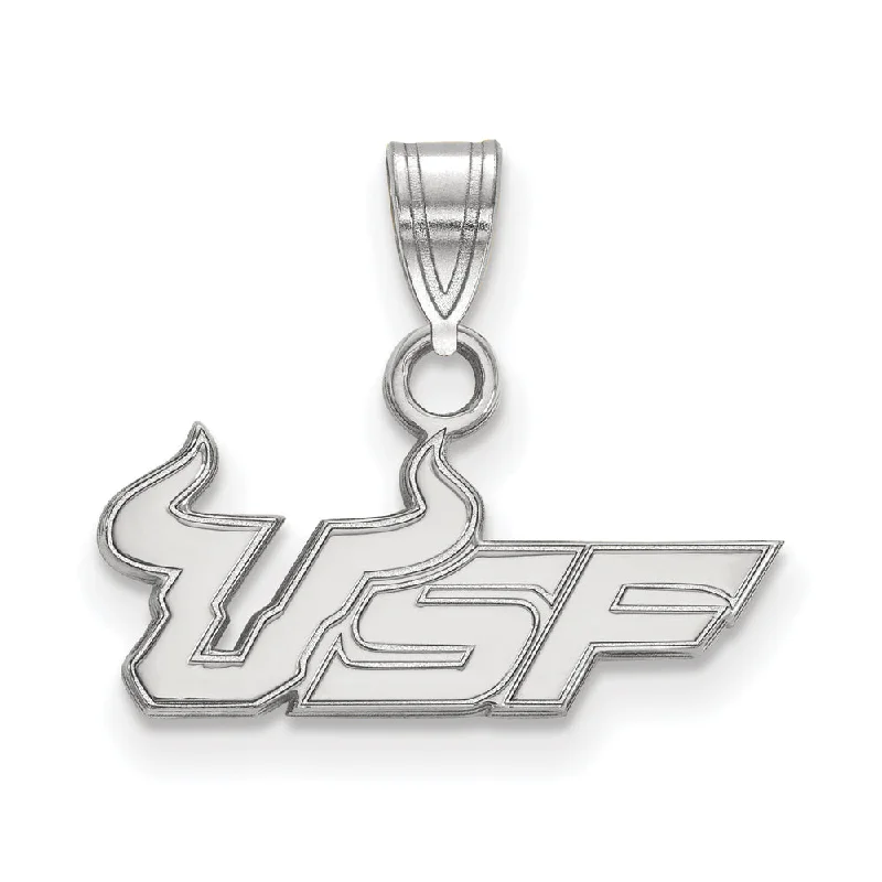 Luxury Jewelry Sale – Elegant Styles At Unbeatable Prices Sterling Silver South Florida Small 'USF' Pendant Luxury Jewelry Sale – Elegant Styles At Unbeatable Prices Sterling Silver South Florida Small 'USF' Pendant