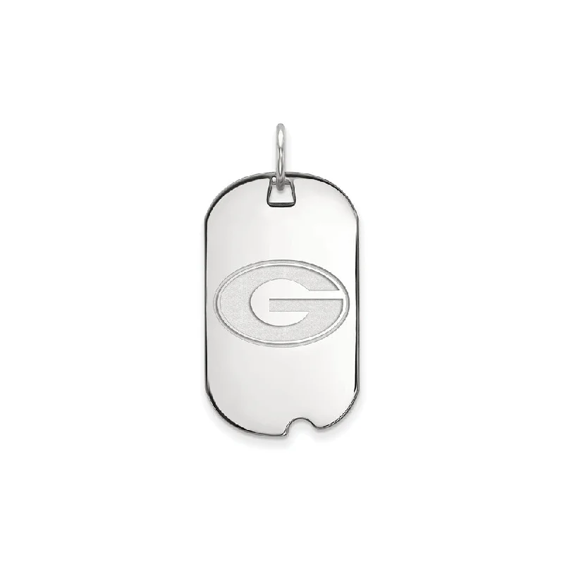 Fashion-Forward Jewelry At Incredible Prices Sterling Silver U. of Georgia 'G' Dog Tag Pendant Fashion-Forward Jewelry At Incredible Prices Sterling Silver U. of Georgia 'G' Dog Tag Pendant