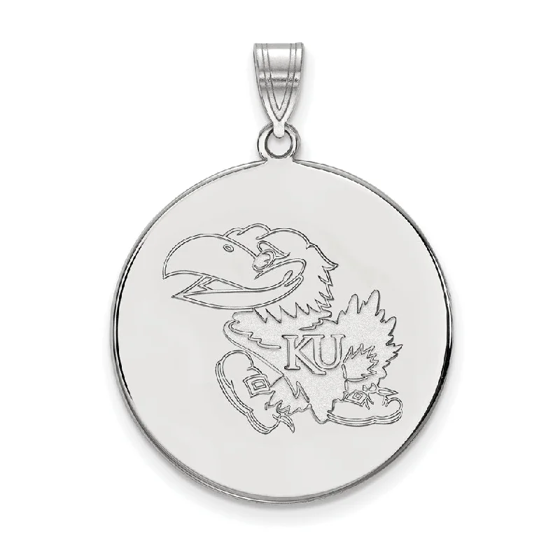 Personalized Jewelry Sale – Meaningful Gifts At Great Prices Sterling Silver U. of Kansas XL Disc Pendant Personalized Jewelry Sale – Meaningful Gifts At Great Prices Sterling Silver U. of Kansas XL Disc Pendant