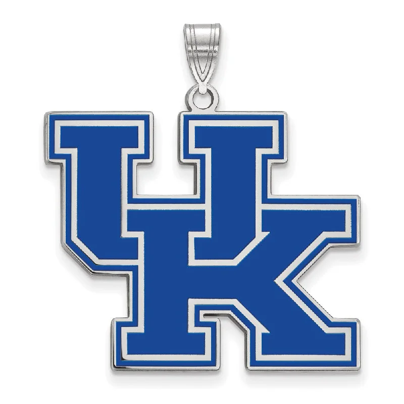 Premium Jewelry At Special Low Prices For A Limited Time Sterling Silver U. of Kentucky XL Enamel Pendant Premium Jewelry At Special Low Prices For A Limited Time Sterling Silver U. of Kentucky XL Enamel Pendant