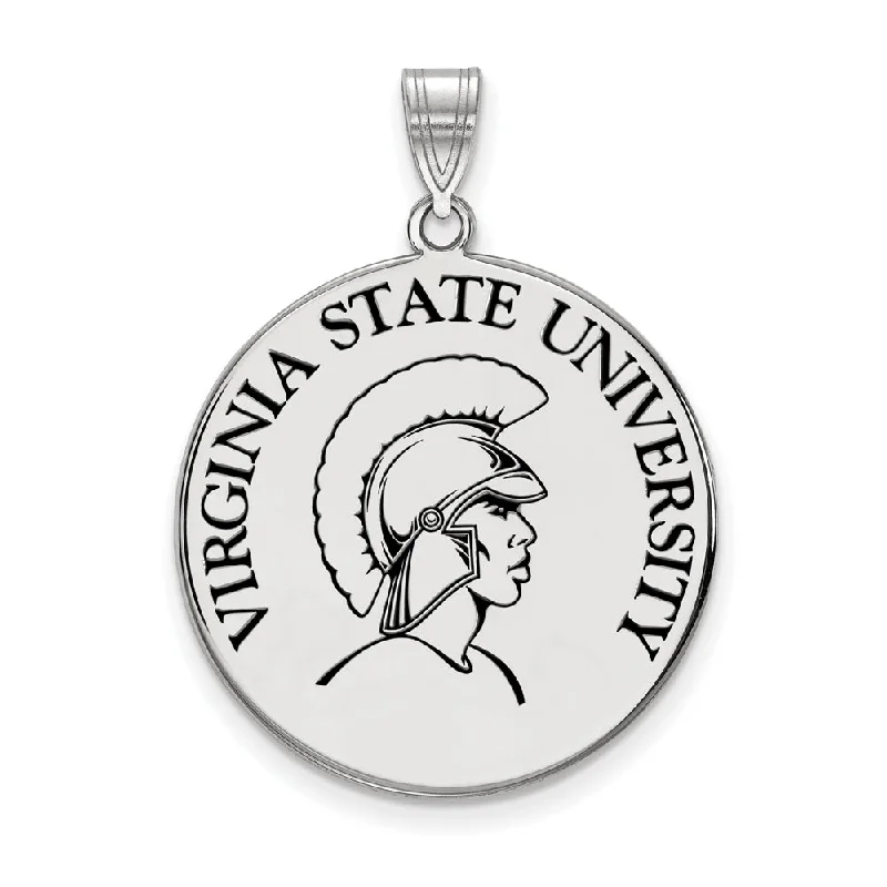 Elegant Rose Gold Jewelry For A Stylish Touch Sterling Silver Virginia State XL Enamel Disc Pendant Elegant Rose Gold Jewelry For A Stylish Touch Sterling Silver Virginia State XL Enamel Disc Pendant