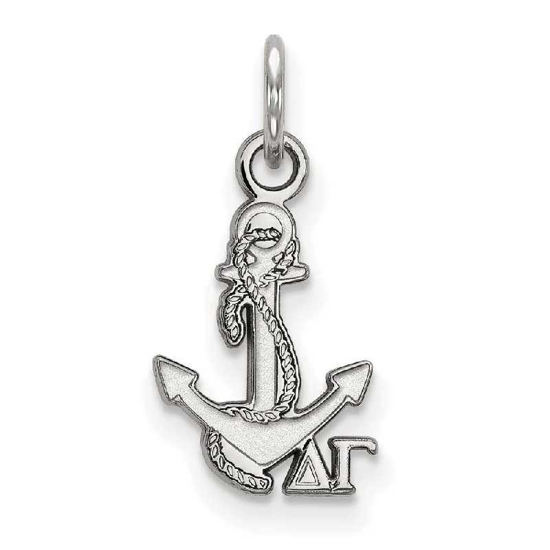 Versatile Layering Jewelry For Effortless Chic Sterling Silver Delta Gamma XS (Tiny) Charm or Pendant Versatile Layering Jewelry For Effortless Chic Sterling Silver Delta Gamma XS (Tiny) Charm or Pendant