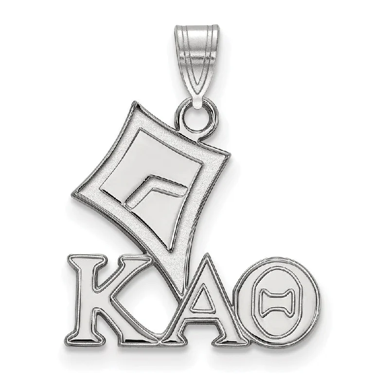 High-Quality Gemstone Jewelry For Special Occasions Sterling Silver Kappa Alpha Theta Small Pendant High-Quality Gemstone Jewelry For Special Occasions Sterling Silver Kappa Alpha Theta Small Pendant