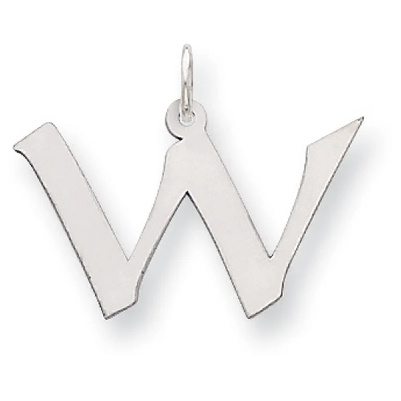 Shop Modern Jewelry Collections With Exclusive Discounts Sterling Silver Karlie Collection Artisan Block Initial Charm Letter W Shop Modern Jewelry Collections With Exclusive Discounts Sterling Silver Karlie Collection Artisan Block Initial Charm Letter W