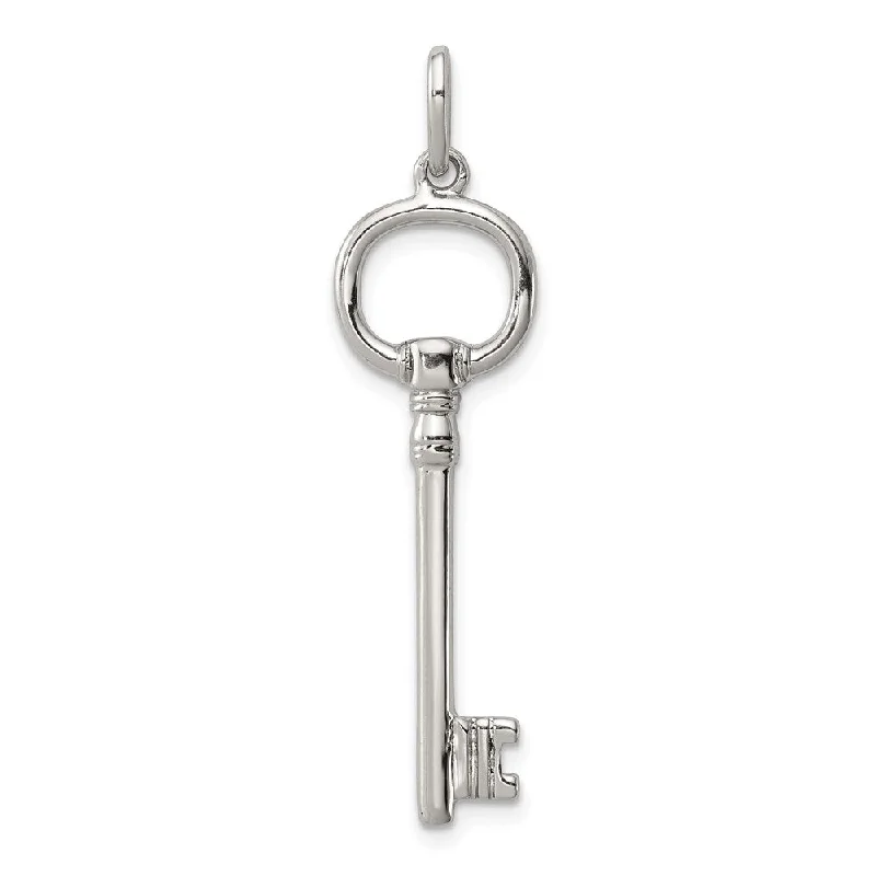 Big Discounts On Elegant Jewelry Collections Sterling Silver Old Fashioned Key Charm, 1 1/4 Inch Big Discounts On Elegant Jewelry Collections Sterling Silver Old Fashioned Key Charm, 1 1/4 Inch