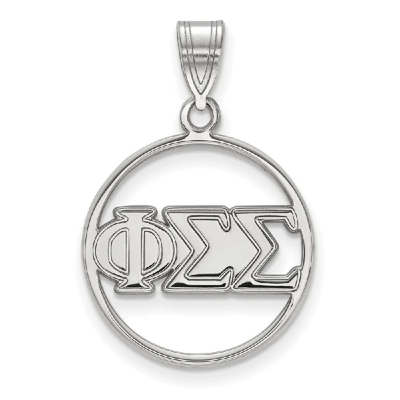 Unlock Unbeatable Jewelry Deals Before They’Re Gone Sterling Silver Phi Sigma Sigma Medium Circle Greek Letters Pendant Unlock Unbeatable Jewelry Deals Before They’Re Gone Sterling Silver Phi Sigma Sigma Medium Circle Greek Letters Pendant